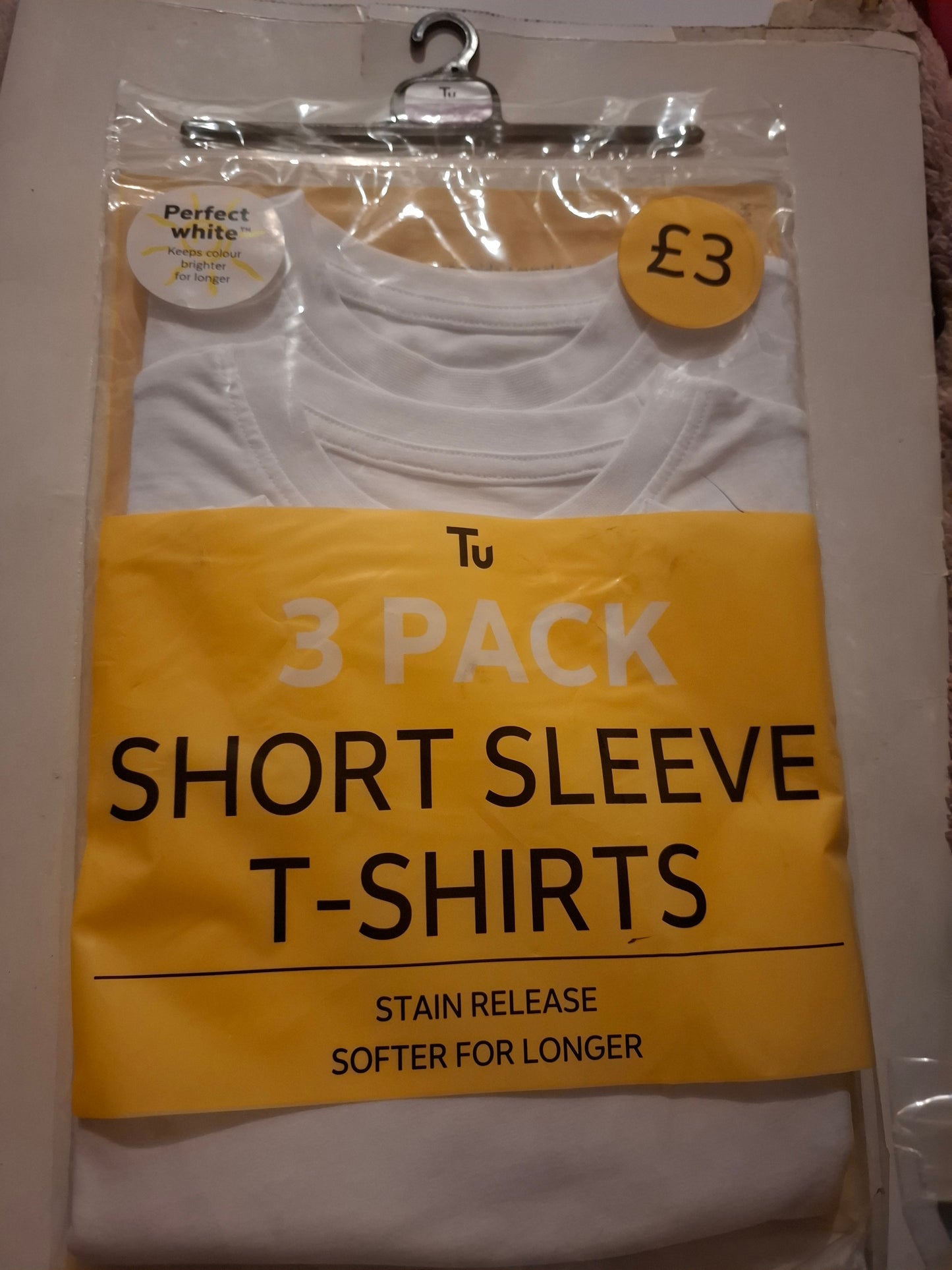 3 Pack Of Short Sleeve T-Shirts